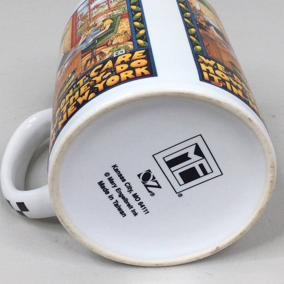 Mary Engelbreit We Don’t Care How They Do It In New York Coffee Mug Cup Tea - Picture 5 of 5